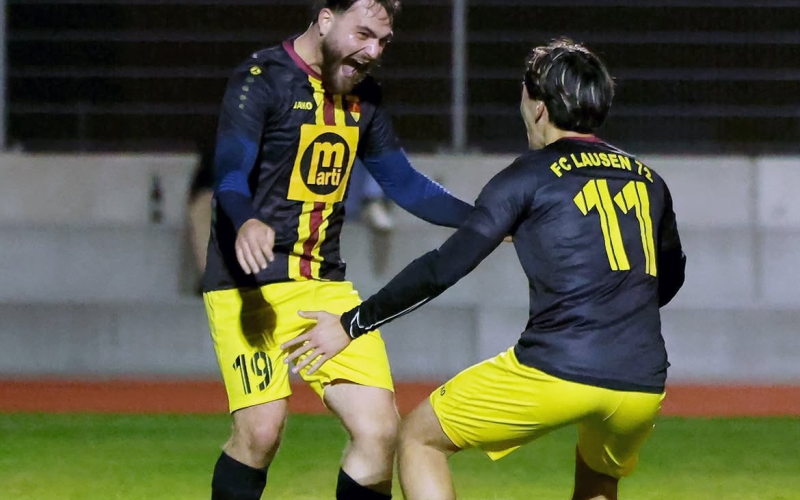 Jubel über 1:0 gegen Bachletten